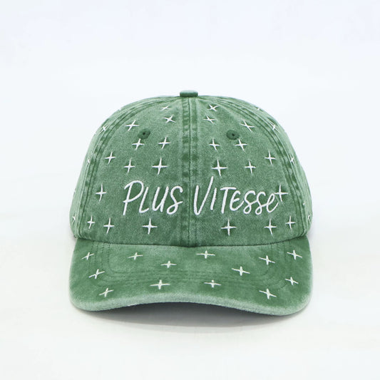 Green Washed Cap