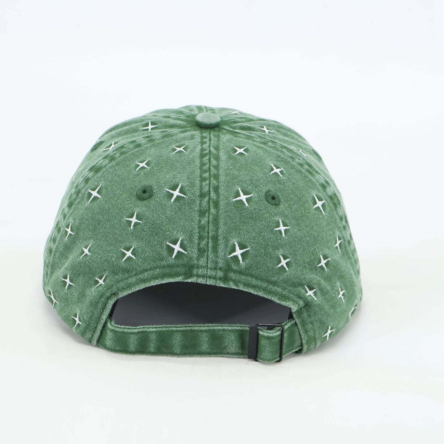 Green Washed Cap